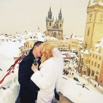 Свадьба в Чехии зимой